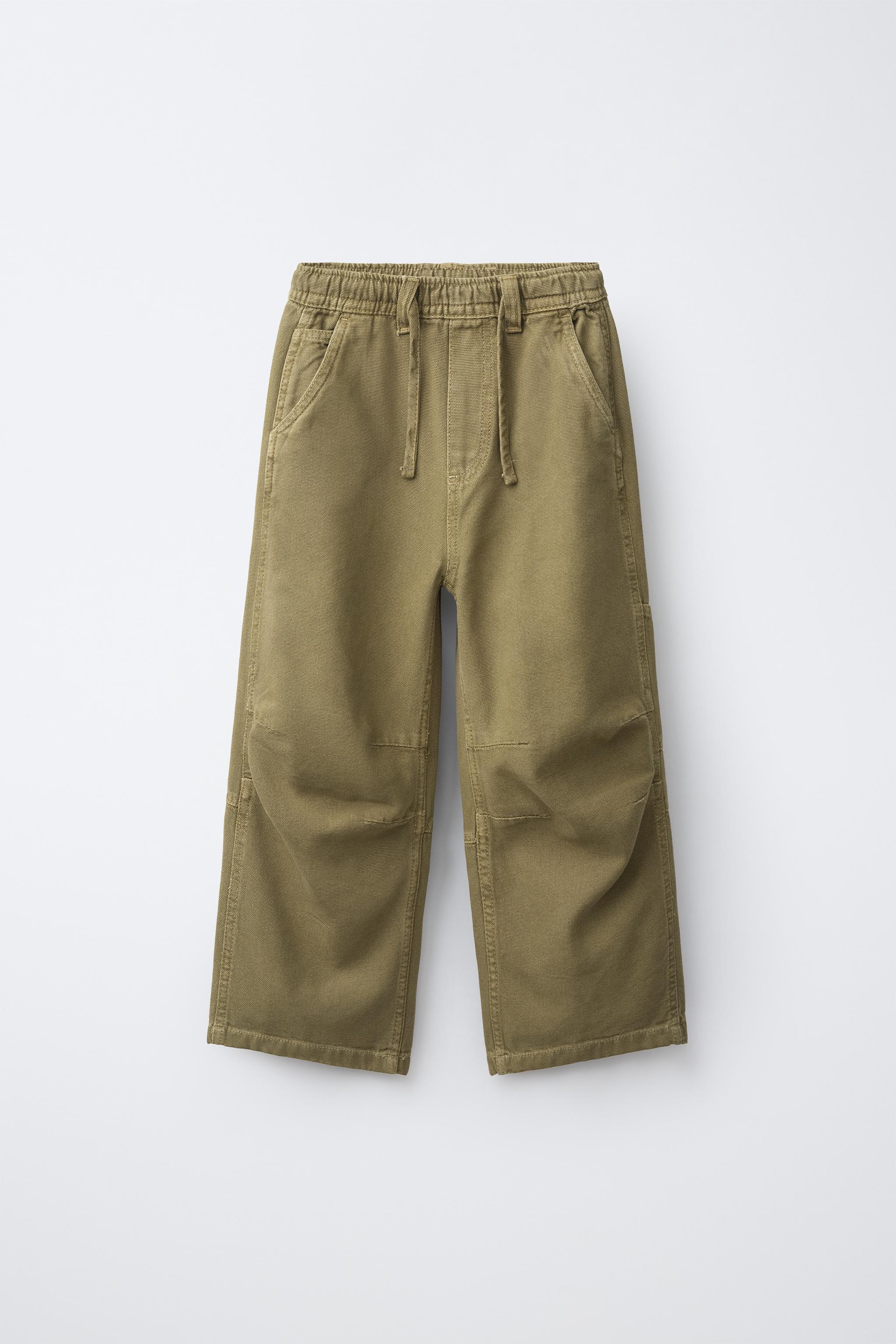 PANTALON WIDE LEG EN TOILE